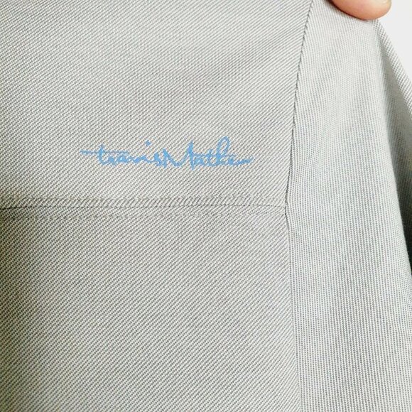 Travis Mathew Golf Polo Shirt Gray Short Sleeve XL - Picture 4 of 7